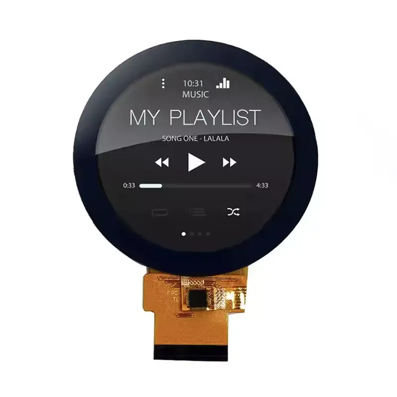 Milyen alkalmazások használhatók a kerek TFT LCD-modulhoz?