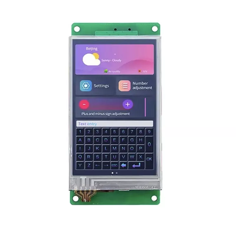 3,5 '' 480x800 IPS ellenálló Touch TFT modul
