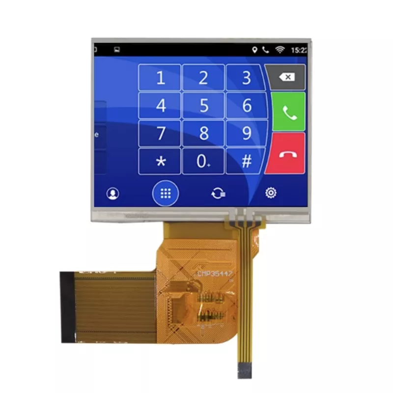 3,5 hüvelykes 50 pins ellenálló érintés TFT modul