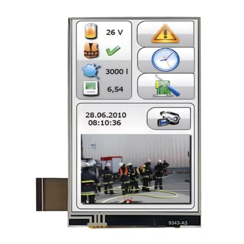 3,97 '' 480x800 ellenálló érintés IPS TFT modul