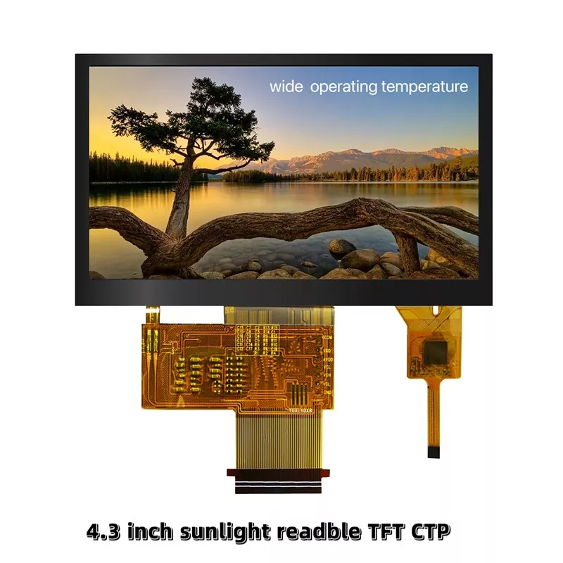 4,3 hüvelyk 480x272 érintőképernyő TFT modullal
