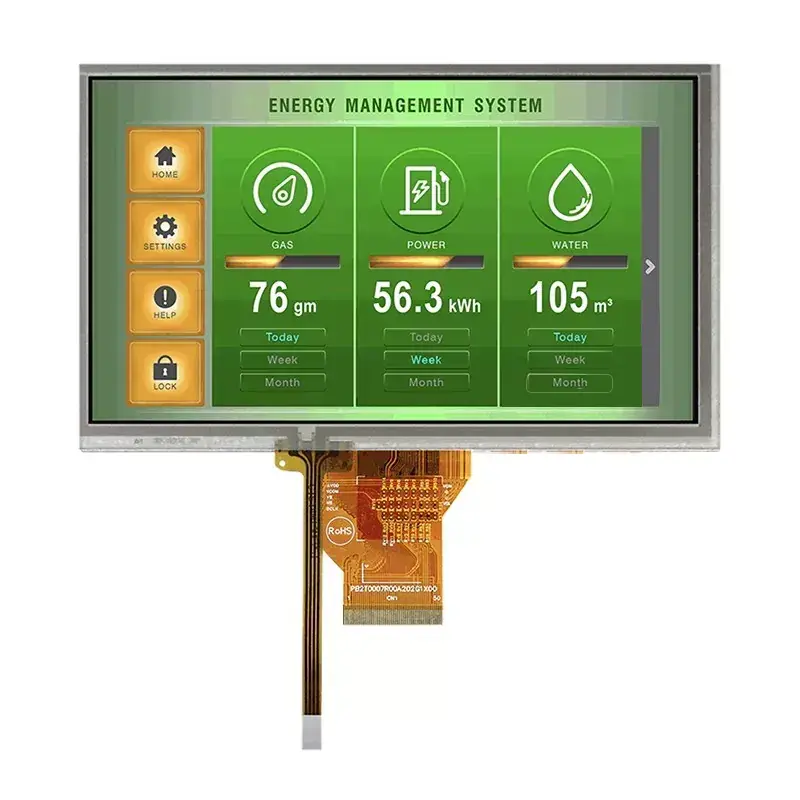 7 hüvelykes IPS ellenálló Touch TFT modul